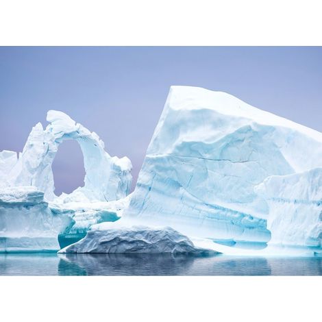 Tableau sur verre synthétique iceberg 65x97 cm - Impression sur Verre synthétique - Image HD imprimée sur Verre synthétique - Tableau mural décoratif - Fabriqué en France