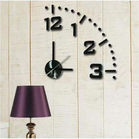 Horloge - Quart d'horloge - Carré - Acier - Personnalisable (1/2)