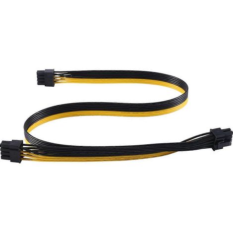 PCI-E 8-Pin-Stecker auf 8-Pin-Stecker-Stromkabel für modulares 60 cm + 20 cm