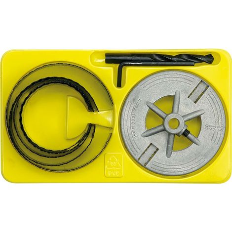 Juego de 8 sierras de calar para agujeros de 60 a 95 mm. 28725 VOREL