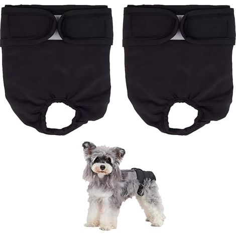 couches réutilisables pour chien, pantalon menstruel lavable pour chiens femelles, pantalon de saison pour chien, couche hygiénique pour chiot, pour incontinence moyenne taille M (1/5)