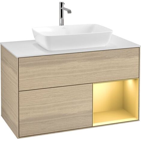 Villeroy & Boch F781HFPC Meuble sous-lavabo Finion F78 (1/2)