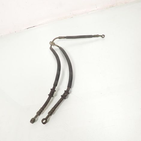 [PRODUIT D'OCCASION] Double durite de frein avant origine pour moto Longueur 29cm 42cm (1/2)