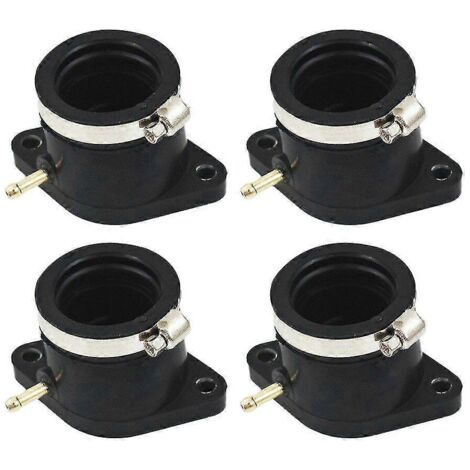 Gasket set with bracket for the carburetor intake manifold dust cover, suitable for XJ650 and XJ750 (1981–1983), 4-piece--DTEKGAZ