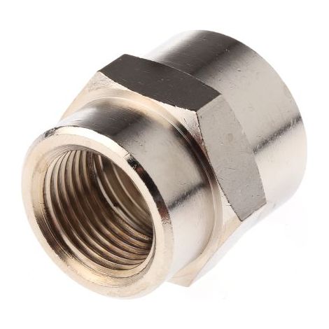 Adaptateur droit fileté Legris LF3000 vers G 1/2 Femelle G 3/8 Femelle ( Prix pour Paquet de 5 )