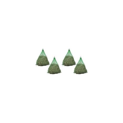 Heunetze, 4 Stück, rund, 1 x 1 m, PP-Crezuo