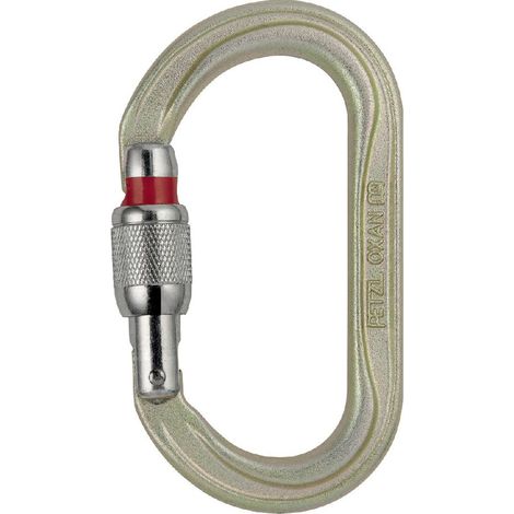 MOSQUETON OXAN AC DORADO SCREW-LOCK 38 kN 22 mm 185 g EN362