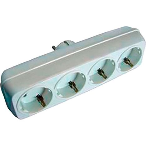 Multipresa 4 prese 2p+t 16-250v bianca (confezionata in termoretraibile)