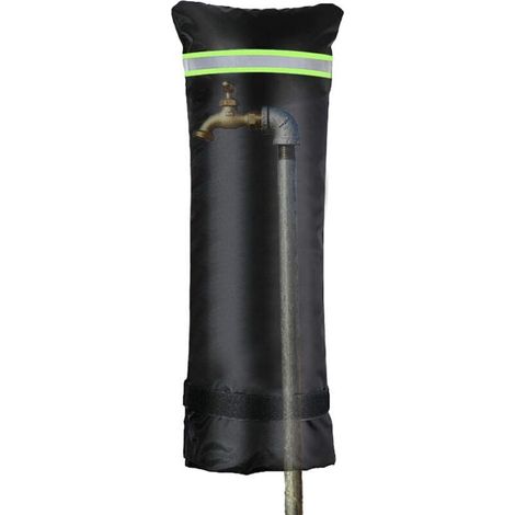 Winterabdeckung für Außenarmaturen – Universelle Außenarmaturenabdeckung zum Schutz vor Frost im Winter mit reflektierendem Sicherheitsstreifen, Winterabdeckung – Crezuo