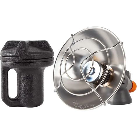 Mini réchaud portable à gaz kérosène pour la pêche, le camping et les activités de plein air. Réchaud à gaz butane en acier inoxydable résistant au vent avec boîte de rangement. Réchauds de cuisine po (1/5)