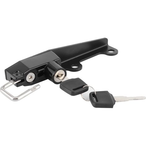 Antivol casque moto inox 2 clés compatible Ducati Panigale V4/V4S 2018, serrure de sécurité anti-vol robuste. (1/5)