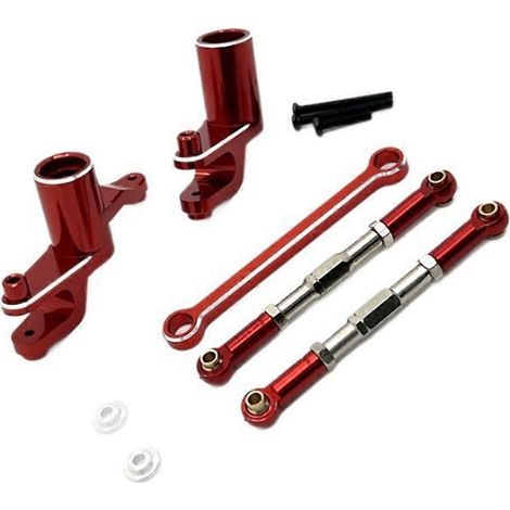 1/12 RC-Car Spurstangen-Lenkungsset (rot) (1/5)