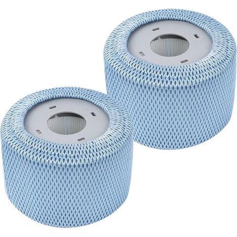 2 filets de protection avec filtres pour spa Mspa (Geschikt voor), filets filtrants de remplacement Mspa, accessoires pour spa à bulles de piscine, Geschikt voor pour tous les spas Mspa. (1/4)