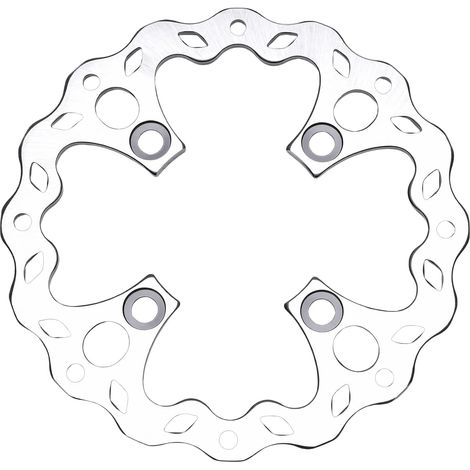 Rotor de Frein de Moto en Acier au Carbone usiné CNC en Acier à Haute Teneur en Carbone, Disque de 190 Mm à 4 Trous avec Dissipation Thermique Anti-abrasion pour Vélo (1/5)