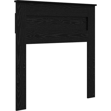 Tête de lit,Décoration murale Chêne noir 80 cm Bois d'ingénierie CFW660197 (1/5)