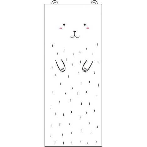 Selbstklebender Wandaufkleber, Cartoon-Hasenmotiv, Dekoration für Kindergarten, Kinderzimmer (1/5)