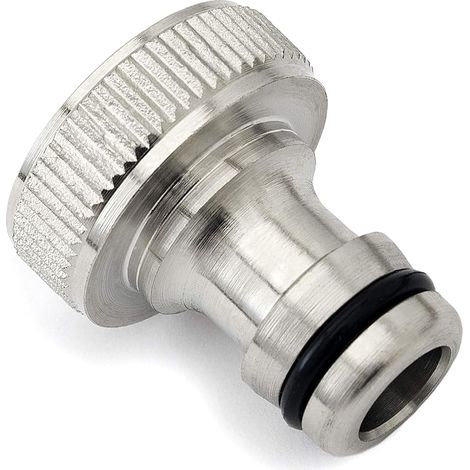Premium 3/4 Pouce (20/27) Raccord de Tuyau Adaptateur en Laiton de Haute qualité antirouille et imperméable Robinet de Jardin, Tuyau, Machine à Laver (2 pièces) (1/5)