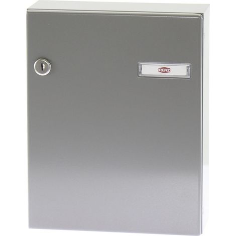 Boîte aux lettres Renz serie 17 acier finition RAL 9007