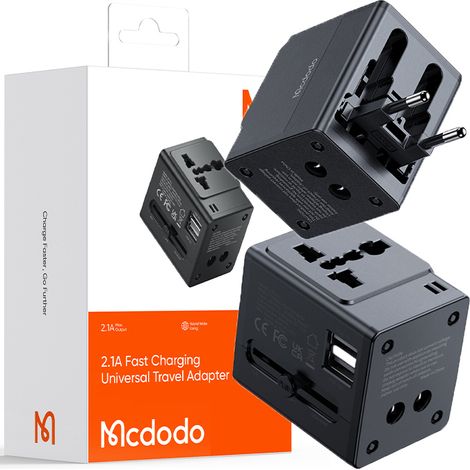 Mcdodo USB-Ladeadapter (UK/EU/US-Stecker) (1/5)