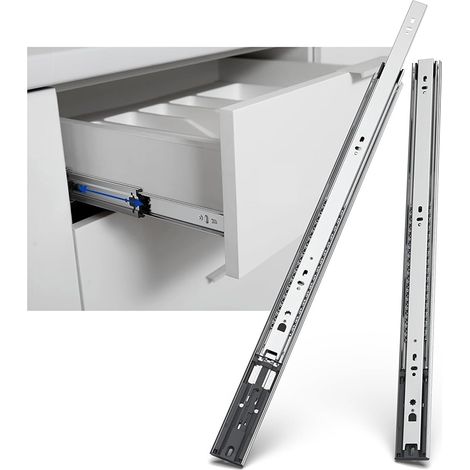 Glissières de tiroir en acier inoxydable 12 à 16 pouces, fermeture (14 (1/5)