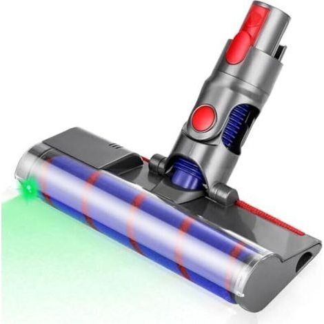 Brosse Compatible avec Aspirateur Dyson V7, V8, V10, V11, V15, Brosse Rotative Motorisée Électrique Turbo avec LED, Accessoire Tête d'aspirateur, pour Sols Durs et Moquettes,brosse dys (1/4)