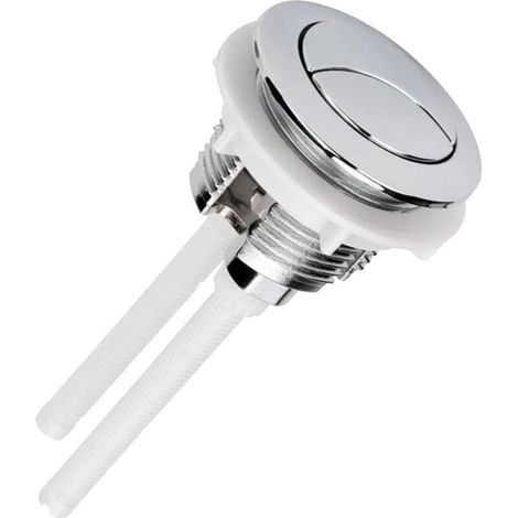 38mm dual flush button, universal, with round head and high-pressure pump, suitable for bathroom toilets (1/4)