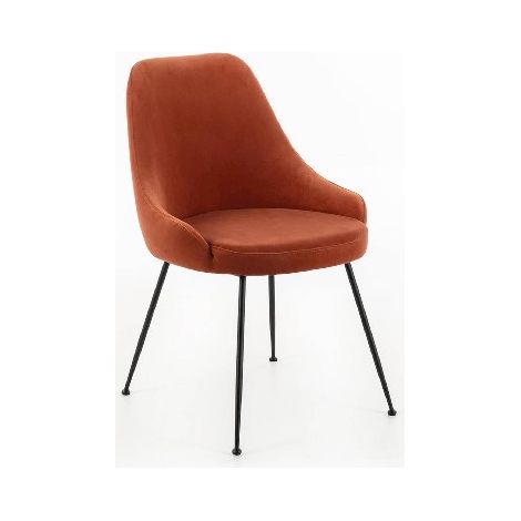 Silla de microfibra - Nandy - 48.5cm x 49.5cm x 80cm (1/5)