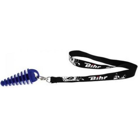 Bouchon silencieux pot echappement bleu pour Deux roues moto