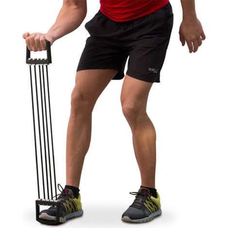 Ressort élastique Extenseur Double Poignée 5 Ressorts Gym Sport Fitness