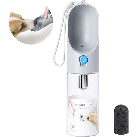 PETKIT P008 EVERSWEET Hundetrinkflasche für unterwegs, Leckdichte Outdoor Trinkflasche - 400ml