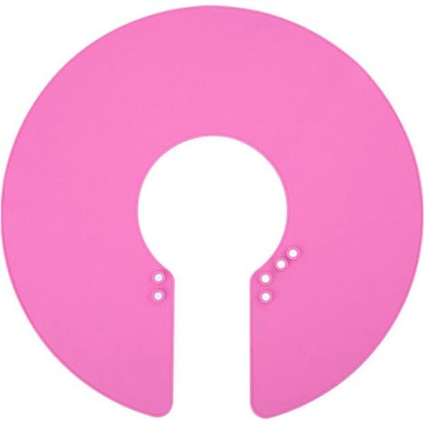Collier de coiffure en silicone, protège-cou pour salon de coiffure-Pink (1/5)