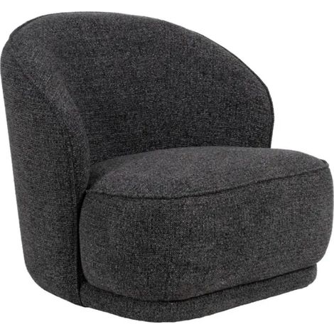 Fauteuil design gris marbré TRIVANA (1/5)
