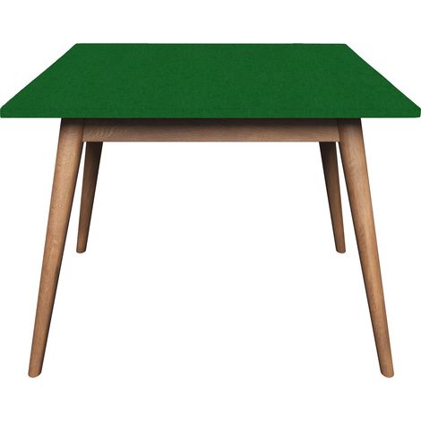 Mollettone Salvatavolo Copritavolo Da Poker Panno antigraffio Verde - Quadrato 135x135 cm