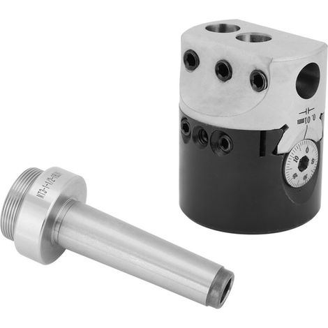 MT3 M12 Kegelspannzangenfutter Frässpindeladapter 2 Zoll Drehbankbohrer (1/5)