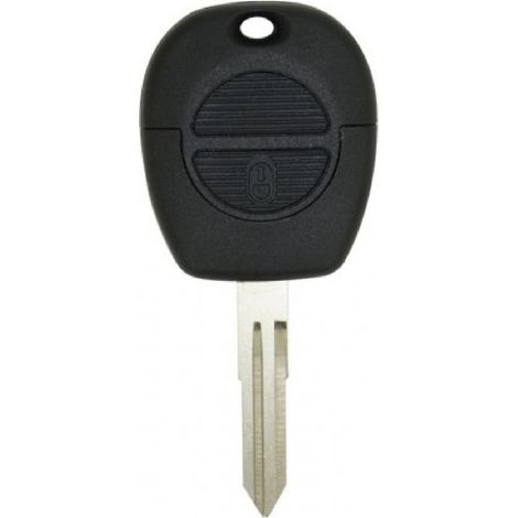 COQUE CLE ADAPTABLE NISSAN 2 BOUTONS LAME CRANTEE FIXE