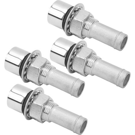 Évent de réservoir à carburant marin 316 acier inoxydable, 4 pièces, droit, pour tuyau 5/8 pouce, bouche d'aération bateau. (1/5)