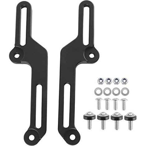 Réglages de pare-brise, kit de réglage en alliage d'aluminium CNC, hauteur réglable de 1,27 à 5,08 cm (0,5 à 2 pouces), compatible avec Honda CB500X 2017 à 2020 (1/4)