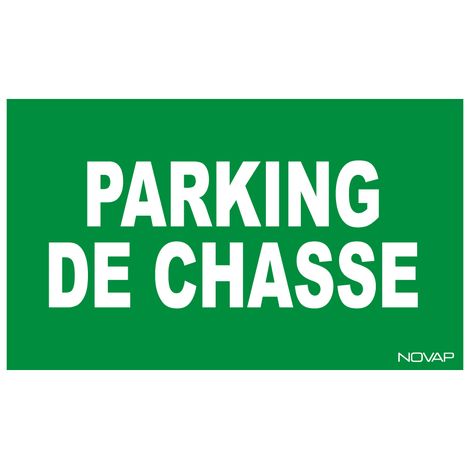 Panneau Parking de chasse - Rigide 330x200mm - 4034799