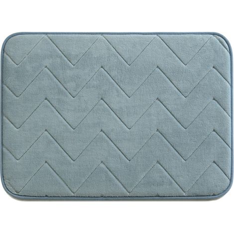 MOUSSE TAPPETO 40X60 CM AZZURRO POLVERE - GEDY
