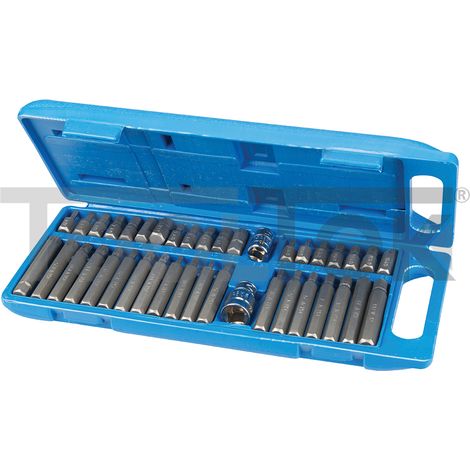 SILVERLINE 881641 SET DI 40 PUNTE DI CACCIAVITE TRX/ESAGONALE/SPLINE