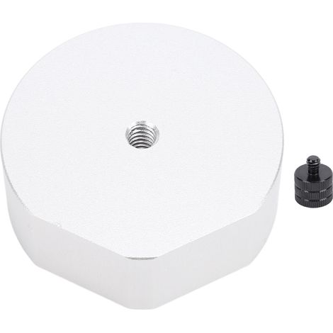 Ortviai Adaptateur Trépied Satellite Mini en Alliage d’Aluminium – Compatible 1/4"-20 et 3/8"-16, Léger et Robuste