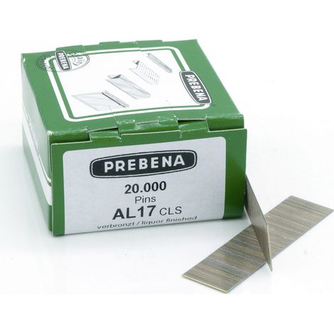 Prebena AL17CLS Tackernägel Produktabmessung, Länge 17 mm 20000 St. (1/2)