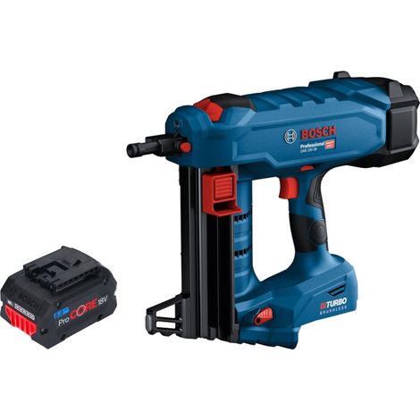 Chiodatrice per calcestruzzo a batteria Bosch GNB 18V-38 Professional 18 V 13 - 38 mm BITURBO Brushless + 1x batteria ProCORE 8,0 Ah - senza caricabatteria