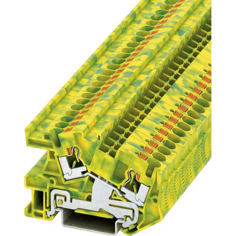 Phoenix Contact 3213964 Installationsschutzleiterklemme 6.2 mm Schnellanschluss  Grün, Gelb 1 St.