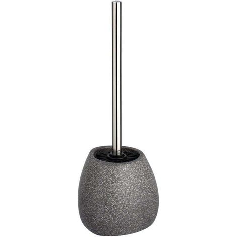 Porte Savon Céramique, Porte Savon Pion, Céramique, 12,5x2,5x9 cm, gris