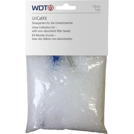 Litière spéciale pour chat 200 g Litière pour chat pour la récupération des échantillons d'urine Pour examiner l'urine de votre chat Avec pipette et tube d'échantillon refermable (1/5)