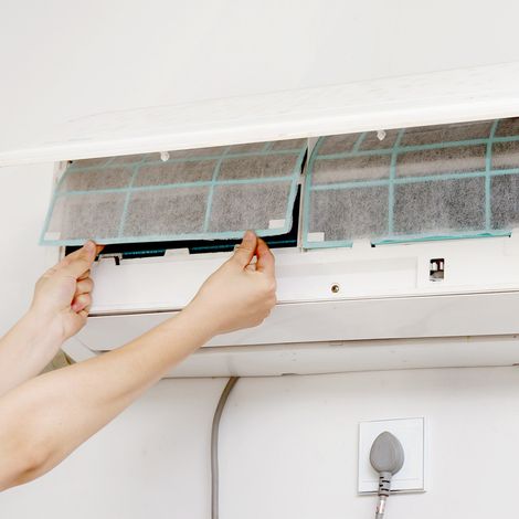 Filtro para aire acondicionado, filtro antipolvo, filtro de ventilación lavable, apto para aire acondicionado (aprox. 40 x 35 cm, 10 unidades) (1/5)