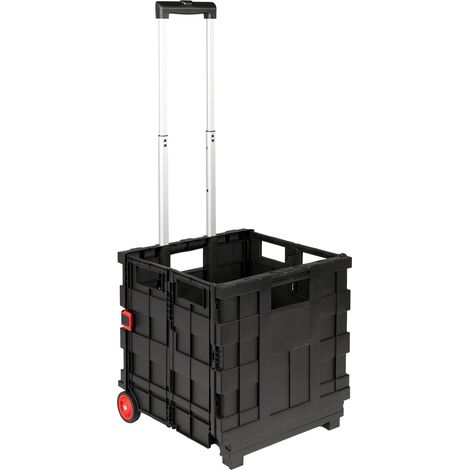 Cart Manual Black and Red 35 x 39 x 92 cm PP and Elastomer vidaXL (1/5)