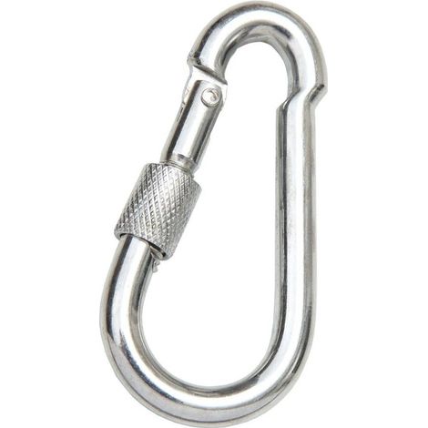Conacord Karabinerhaken 10x100 mm Karabiner Haken Schraubkarabiner Feuerwehr