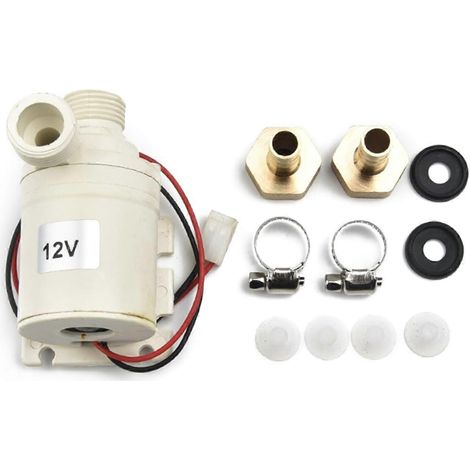 Pompe à eau solaire 12V, CC sans balais, faible bruit, résistante aux hautes températures, utilisée pour la circulation d'eau chaude. (1/5)